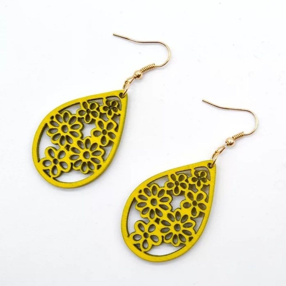 Floral Design Earrings